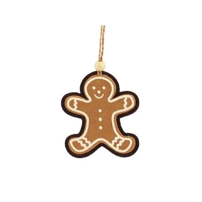 Peperkoekmannetje hanger 4 stuks
