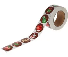 Kerst Sticker 8 stuks