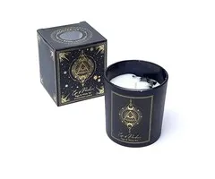 Manifestatiekaars Eye of Providence in glas