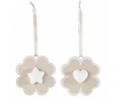 Klaver vier hanger hout met kaartje