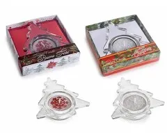 Theelichthouder kerstboom in gift box