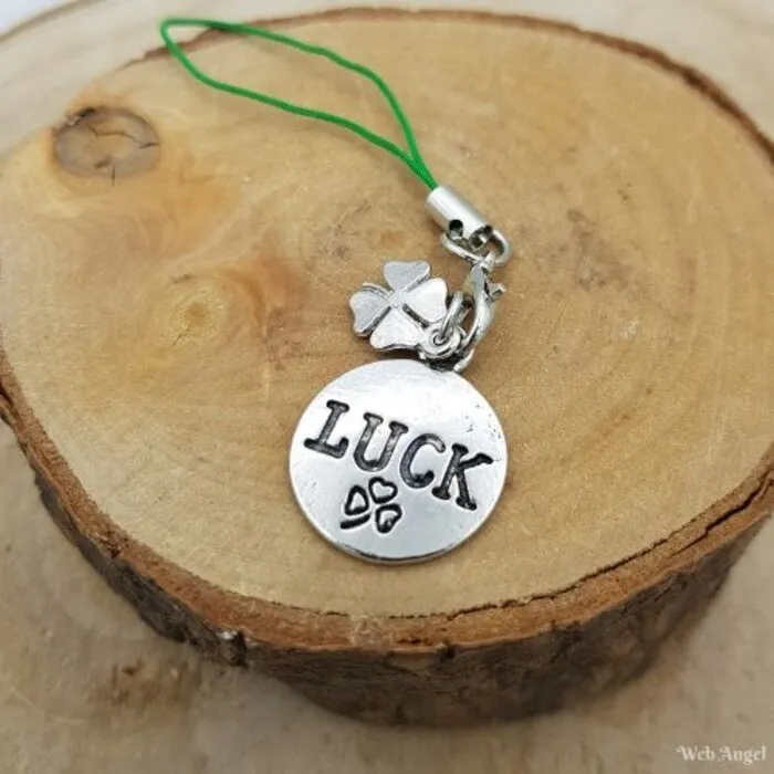 Gelukshanger Klavertje Vier - Luck met kaartje