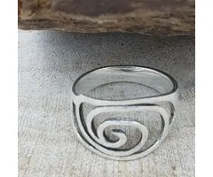 Ring Sterling Zilver - Spiraal Maat 7