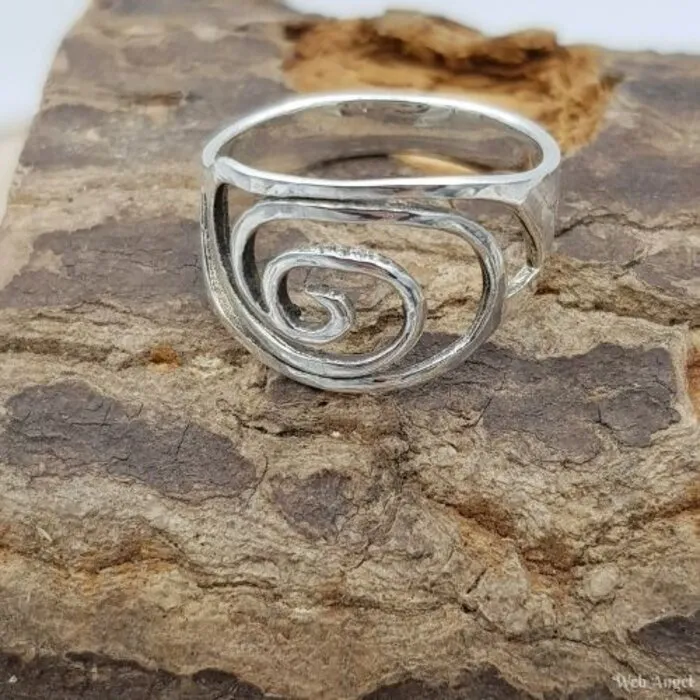 Ring Sterling Zilver - Spiraal Maat 7,5