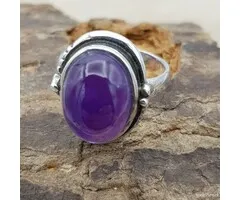 Ring Amethist Maat 6,5 - Sterling Zilver