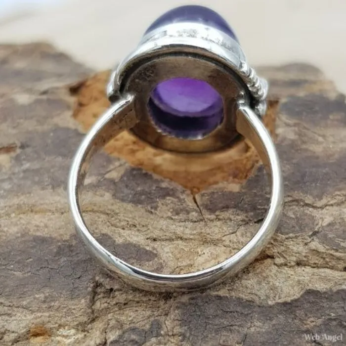 Ring Amethist Maat 6,5 - Sterling Zilver