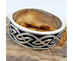 Ring Triquetra Maat 9,5 - Sterling Zilver