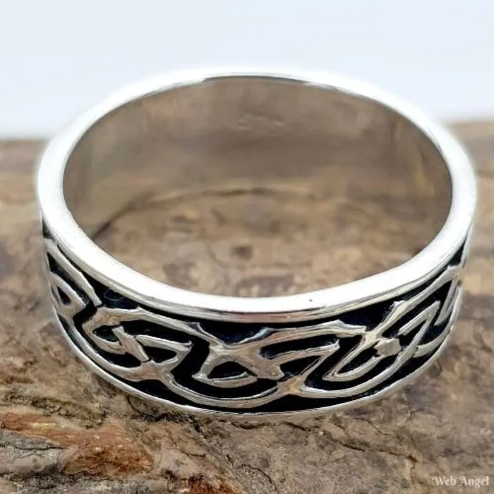 Ring Triquetra Maat 9,5 - Sterling Zilver