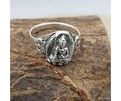 Ring Thaise Boeddha - Maat 7,5 - Sterling Zilver