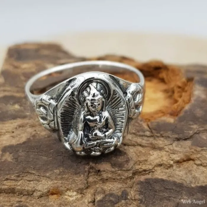 Ring Thaise Boeddha - Maat 7,5 - Sterling Zilver