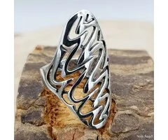 Ring Wave- Maat 8 - Sterling Zilver