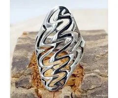 Ring Wave- Maat 6 - Sterling Zilver