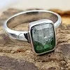 Ring Toermalijn - Sterling Zilver - Maat 6,5