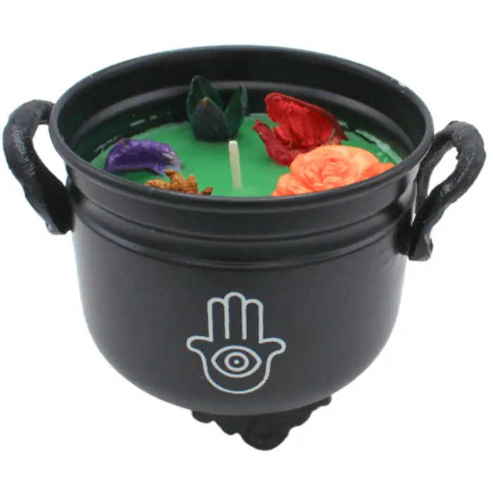 Heksenketel kaars hand van Fatima