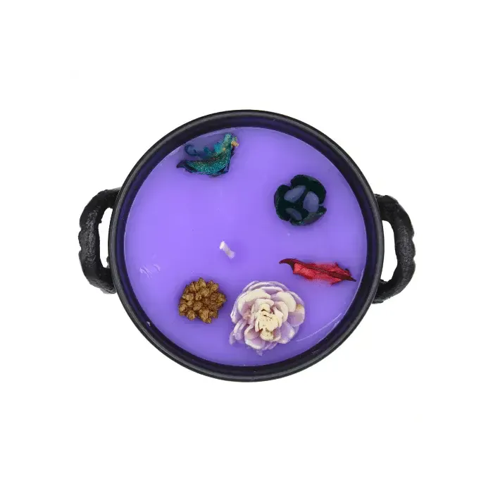 Heksenketel Kaars chakra Lavendel