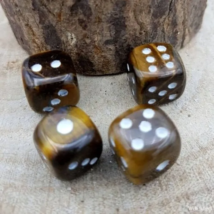 Dobbelsteen Edelsteen Tijgeroog