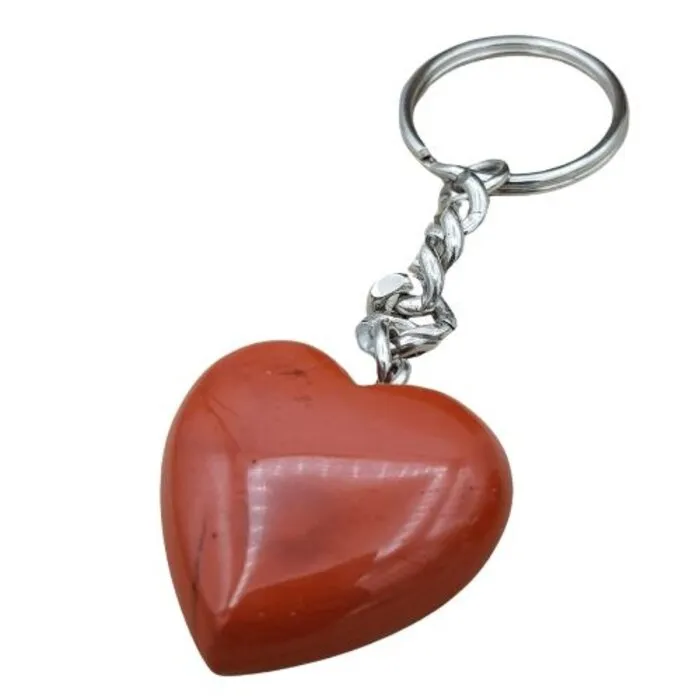 Edelsteen Sleutelhanger Jaspis - 3 cm