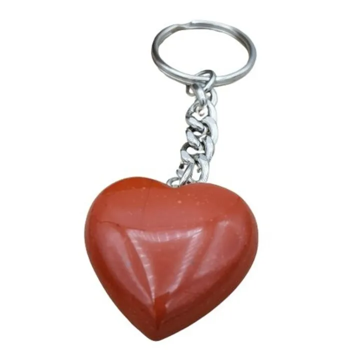 Edelsteen Sleutelhanger Jaspis - 3 cm