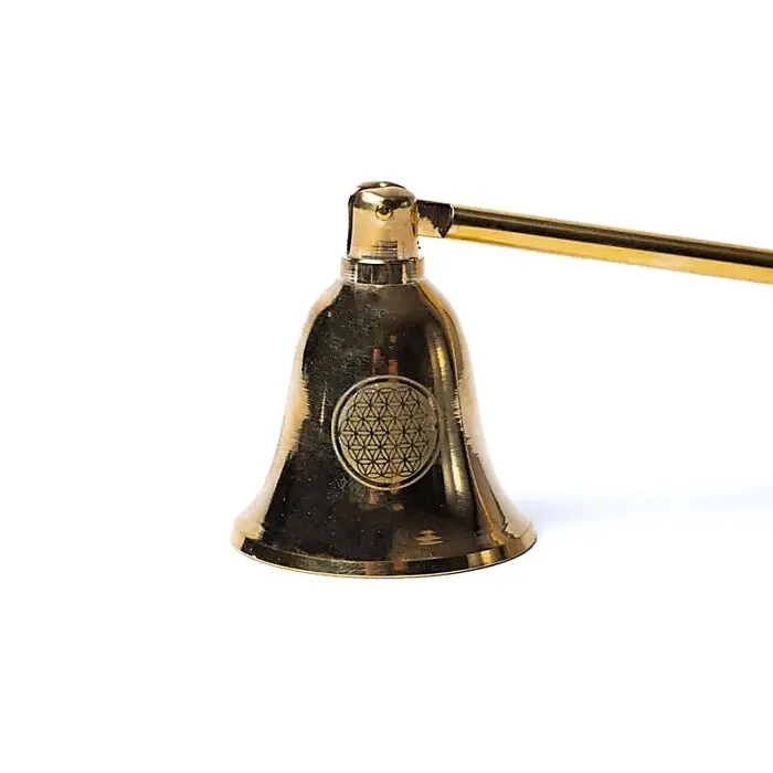 Kaarsendover goudkleurig Bloem des Levens