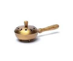 Messing wierookbrander pan model