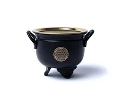 Cauldron (heksenketel) Bloem des Levens met zeef