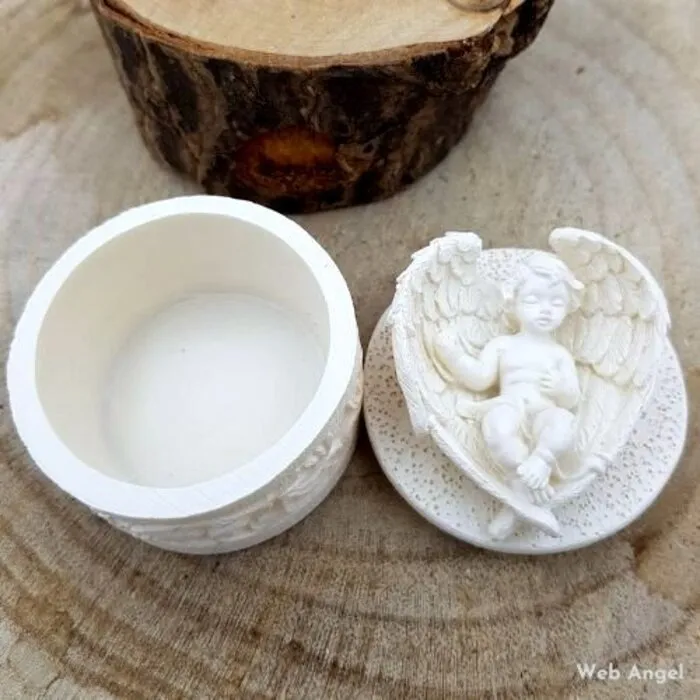 Engel Bewaardoosje Rond