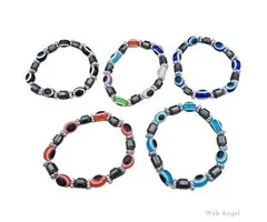 Boze oog armband gekleurd