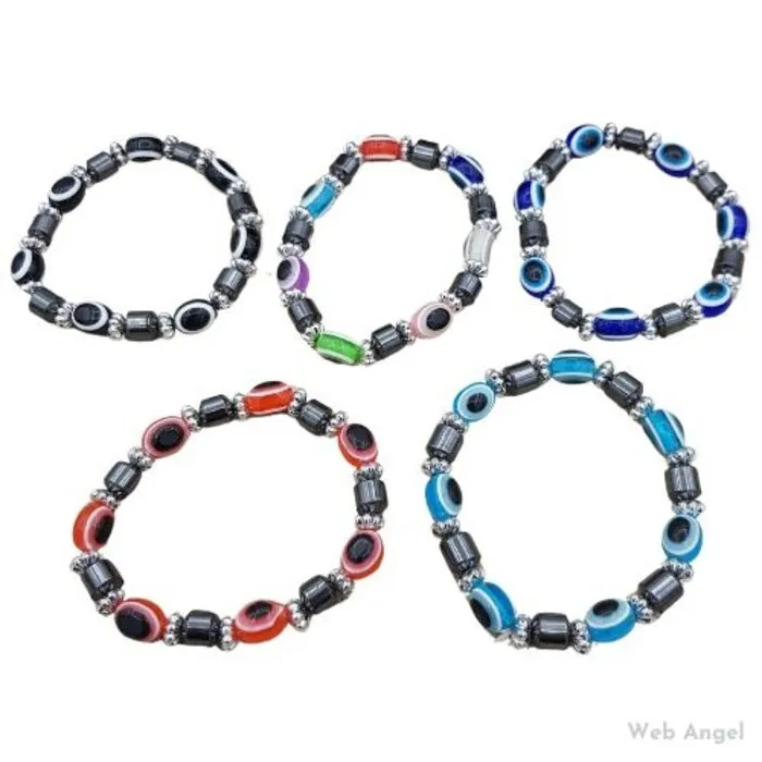 Boze oog armband gekleurd