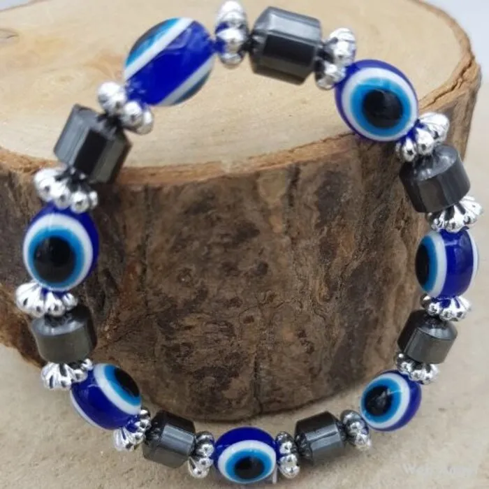 Boze oog armband gekleurd