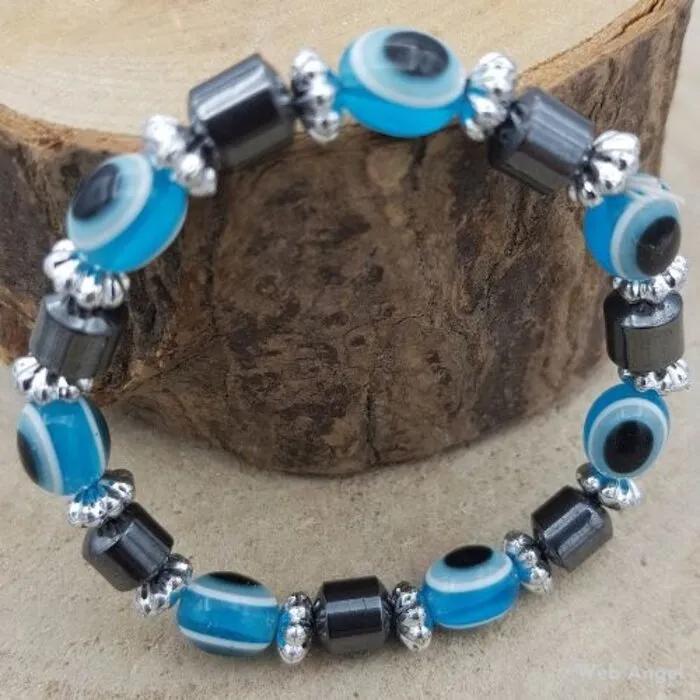 Boze oog armband gekleurd