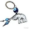 Sleutelhanger olifant blauwe oog