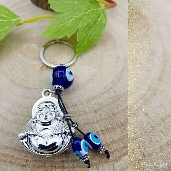 Boze oog sleutelhanger boeddha