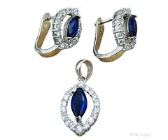 Setje oorbel en hangertje Sophia