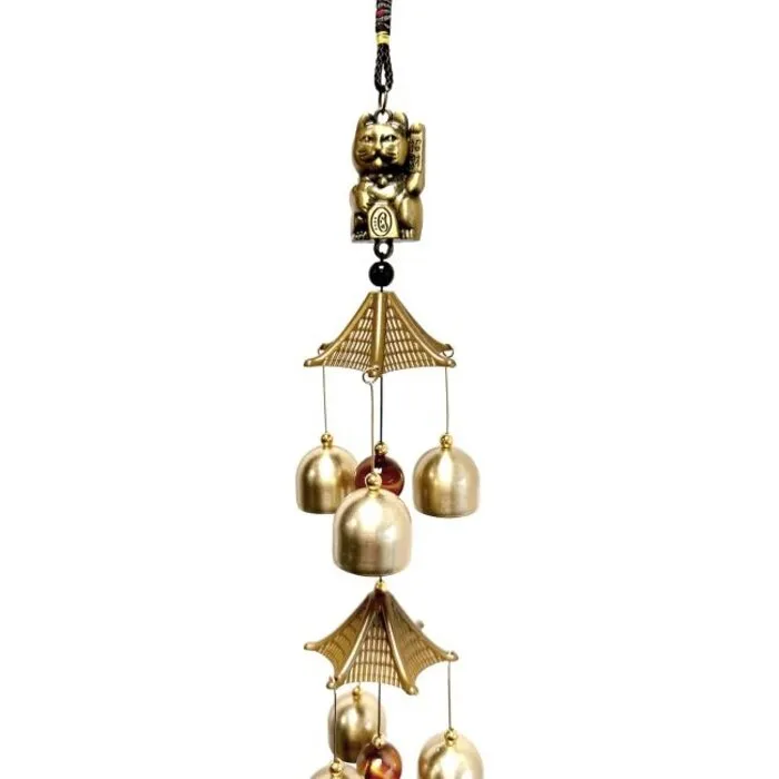 Mobiel lucky cat metaal