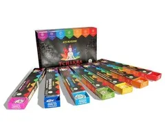 7 doosjes chraka Ayurvedische wierook met houdertje