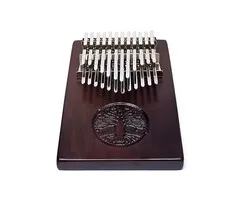Kalimba 24 toetsen notenhout met Levensboom