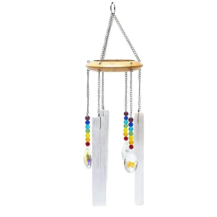 Raamhanger Feng Shui kristal & seleniet