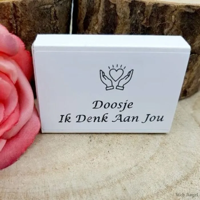 Wensdoosje "Ik Denk Aan Jou" Amethist