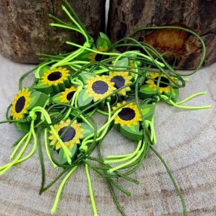 Zonnebloem Gelukshangers - Set Van 10