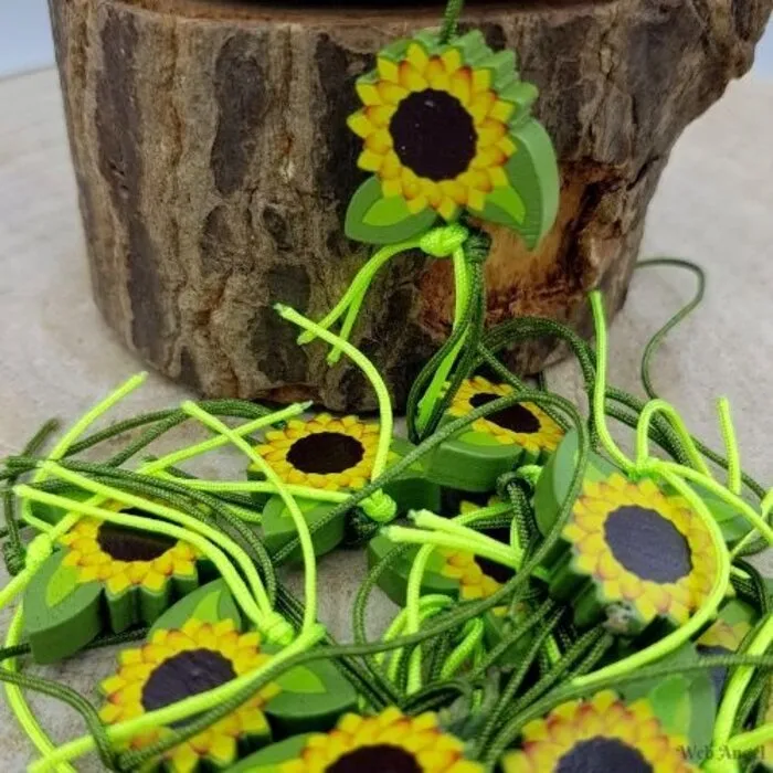 Zonnebloem Gelukshangers - Set Van 10