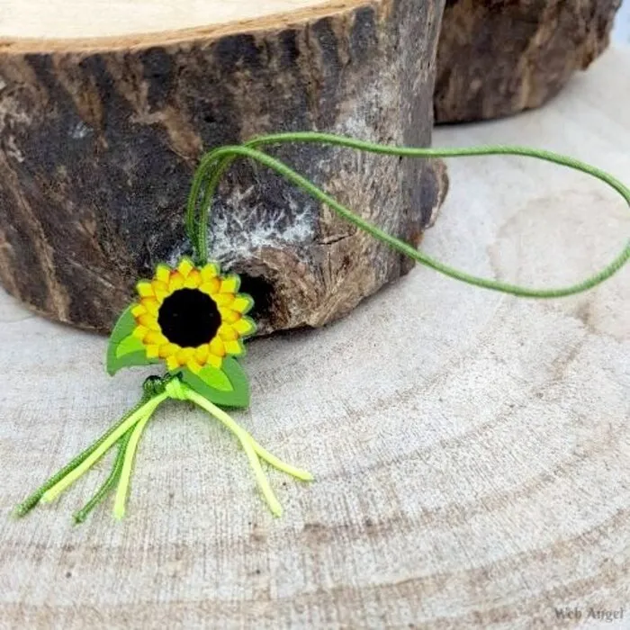 Zonnebloem Gelukshangers - Set Van 10