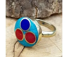 Tibetaanse Ring - Maat 8 Rond