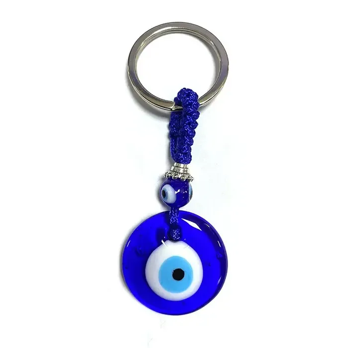 Sleutelhanger boze oog met kaartje