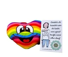 Regenboog Hart Pluche - Ontdek de Kracht van de Lach