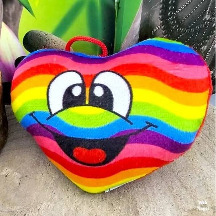 Regenboog Hart Pluche - Ontdek de Kracht van de Lach