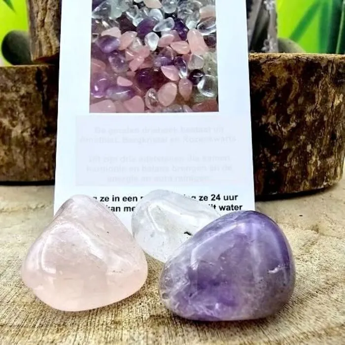 Buideltje waterzuivering/Gouden driehoek getrommeld