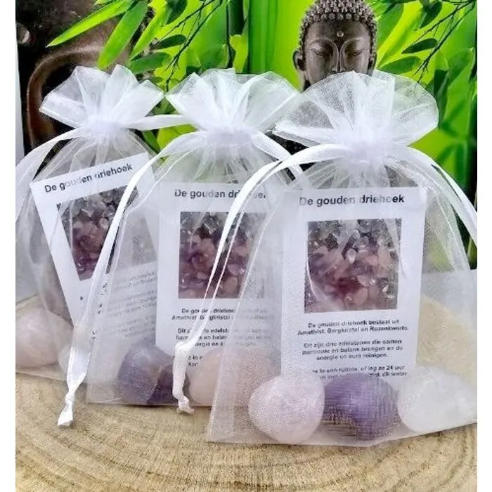 Buideltje waterzuivering/Gouden driehoek getrommeld