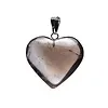 Rookkwarts edelsteenhanger hartvorm
