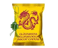 10 x Gelukskoekje met klavertje 4