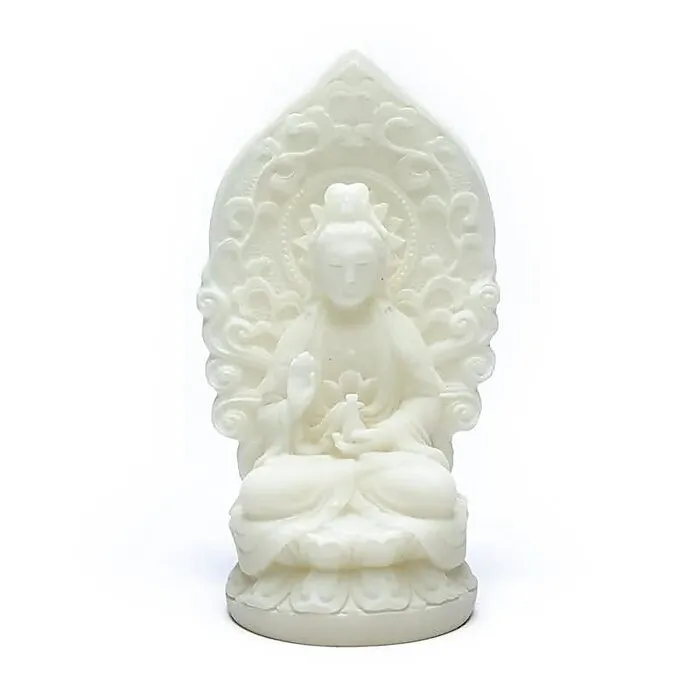 Quan Yin beeldje wit
